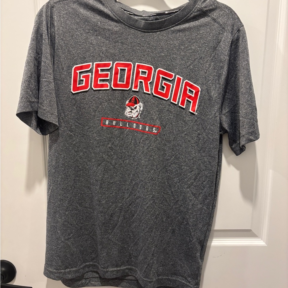 Champion Gray Georgia Bulldogs Tee